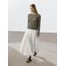 Open-knit sweater with cotton цвет: Желтый
