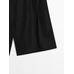 Шорты из смесового льна Tencel™ со складками цвет: Черный