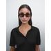 Openwork polo knit linen blend jumper цвет: Черный