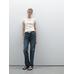 100% cotton raglan fitted T-shirt цвет: Белый