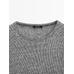 Short sleeve linen striped t-shirt цвет: Черный