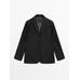Loose-Fit Denim Blazer цвет: Черный