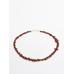Stone necklace цвет: Гранатовый