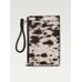 Small animal print leather wallet цвет: Белый