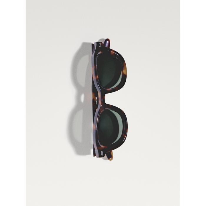 Tortoiseshell effect round sunglasses цвет: Коричневый