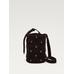 Bucket bag studded split leather цвет: Коричневый