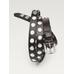 Thin belt studded nappa leather цвет: Коричневый