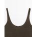 100% linen tank top цвет: Хаки
