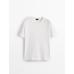 Round neck T-shirt цвет: Натуральный, кремовый