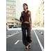 Openwork Crochet Knit Top цвет: Цвет черепицы