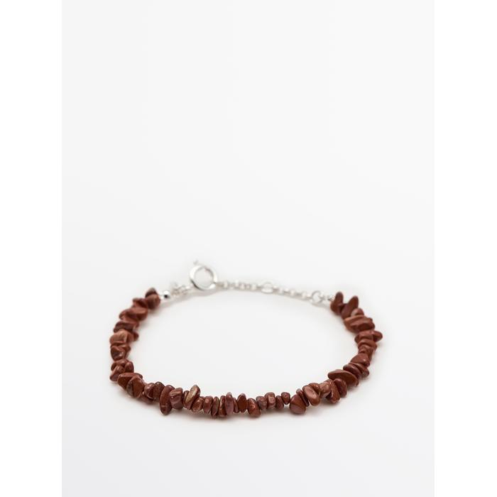 Stone bracelet цвет: Гранатовый