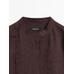 Fluid pintuck shirt with ramie цвет: Гранатовый