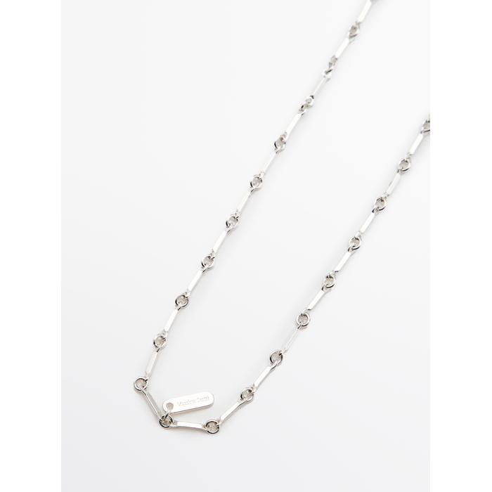 Stone net necklace цвет: Серебряный