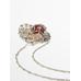 Stone net necklace цвет: Серебряный