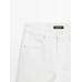 Cropped mid rise slim fit jeans цвет: Натуральный, кремовый