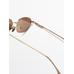 Metallic sunglasses цвет: Коричневый
