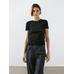 T-shirt with metallic studs detail цвет: Свинцовый