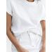 Round neck T-shirt цвет: Натуральный, кремовый
