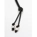 Degraded stone cord necklace цвет: Оранжевый тон