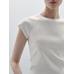 100% cotton raglan fitted T-shirt цвет: Белый