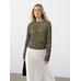Open-knit sweater with cotton цвет: Желтый