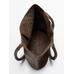 Half tote braided nappa leather tote bag цвет: Кротово-коричневый