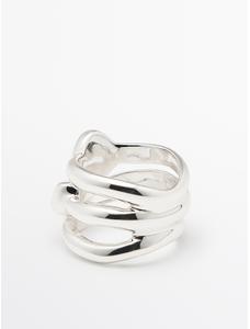 Ring irregular цвет: Серебряный