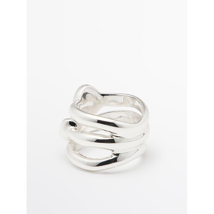 Ring irregular цвет: Серебряный