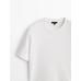 Round neck T-shirt цвет: Натуральный, кремовый