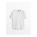 Round neck T-shirt цвет: Натуральный, кремовый