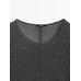 Short sleeve T-shirt 100% linen цвет: Свинцовый
