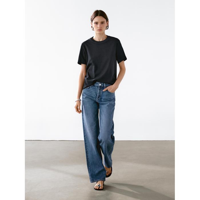 T-shirt round neck 100% cotton цвет: Черный