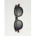 Tortoiseshell effect round sunglasses цвет: Коричневый