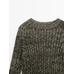 Open-knit sweater with cotton цвет: Желтый