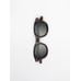 Tortoiseshell effect round sunglasses цвет: Коричневый