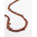 Stone necklace цвет: Гранатовый