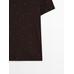 T-shirt with metallic studs detail цвет: Коричневый