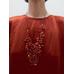 LEATHER CORD NECKLACE WITH STONES цвет: Коралловый