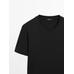 T-shirt round neck 100% cotton цвет: Черный