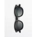 Round acetate sunglasses цвет: Черный
