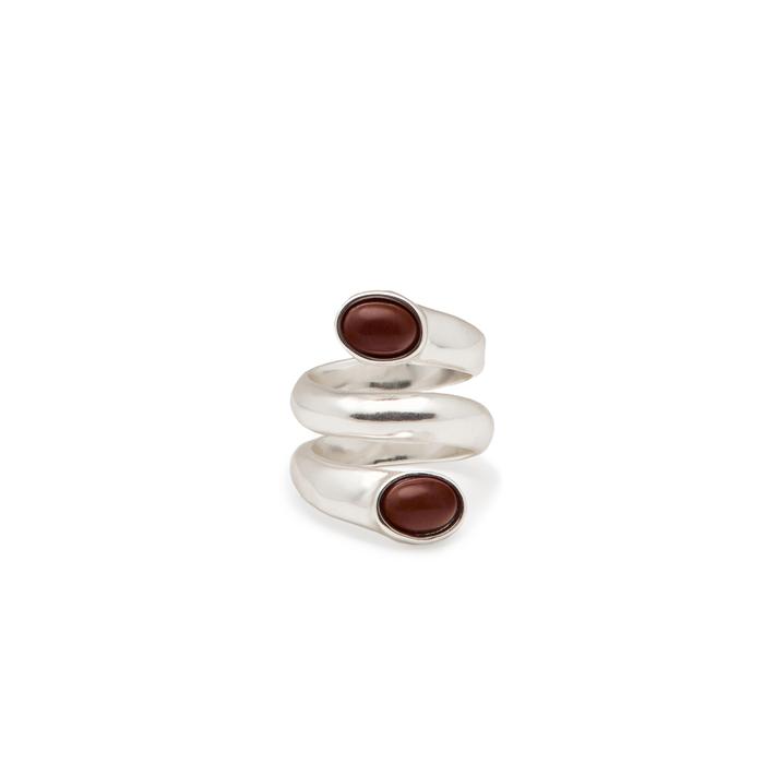 Inlaid spiral ring цвет: Горчично-желтый