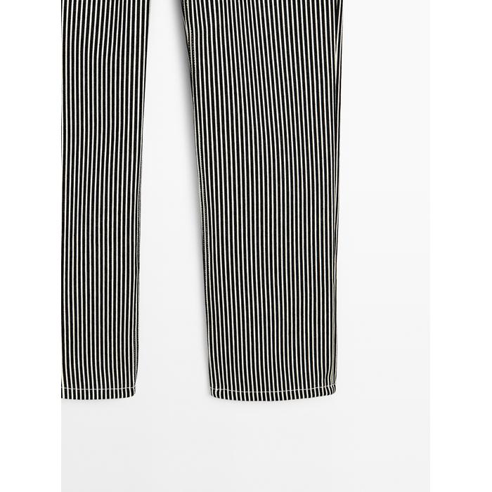 Straight fit denim trousers stripes цвет: Чернильно-синий