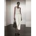 Pleated midi skirt with pleats цвет: Бежевый