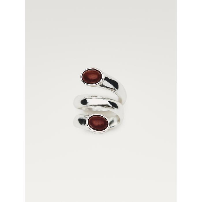 Inlaid spiral ring цвет: Горчично-желтый
