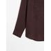 Fluid pintuck shirt with ramie цвет: Гранатовый