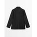 Loose-Fit Denim Blazer цвет: Черный