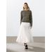 Open-knit sweater with cotton цвет: Желтый