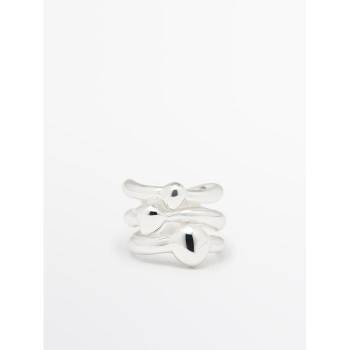 Ring irregular цвет: Серебряный