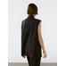 Waistcoat with linen turtleneck цвет: Черный