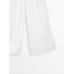 Wide-leg pants with contrast topstitching цвет: Белый